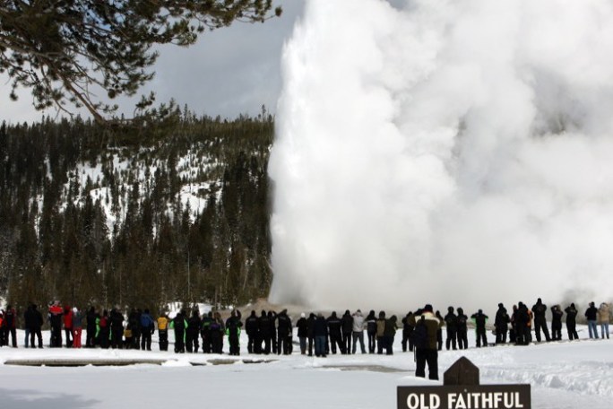 a group of people that are standing in the snow